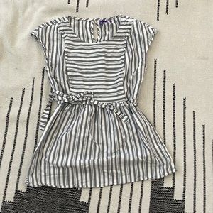 Seraphine Maternity Nursing Top Striped Belt